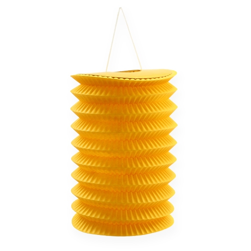 Floristik24 Train Lantern Yellow Ø10cm H13cm 8pcs