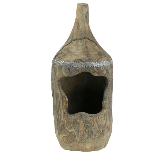 Product Decorative sculpture Paulownia wood Ø15cm H39cm