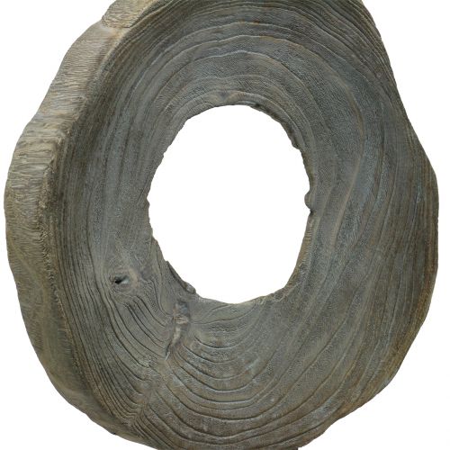 Floristik24 Decorative sculpture made of paulownia wood, gray washed H60cm