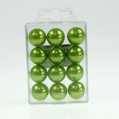 Product Decorative Beads Ø2cm Apple Green 12 pcs