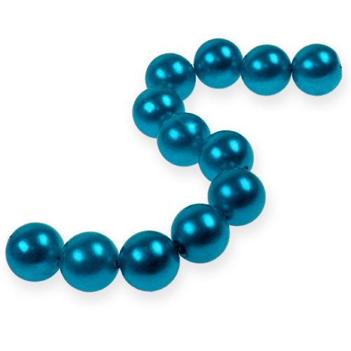 Floristik24 Deco beads Ø2cm blue 12p