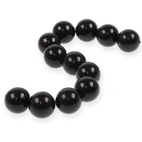 Floristik24 Deco beads Ø2cm black 12p