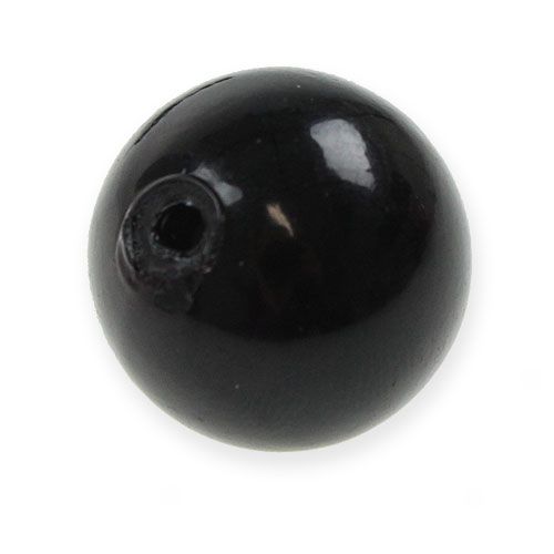 Product Decorative Beads Ø2cm Black 12 pcs