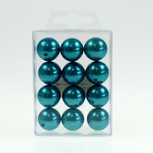 Product Decorative Beads Ø2cm Turquoise 12 pcs