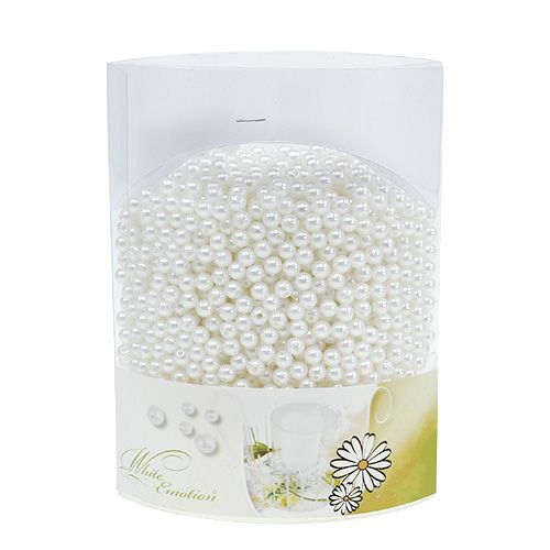 Floristik24 Pearls white Ø6mm 200g