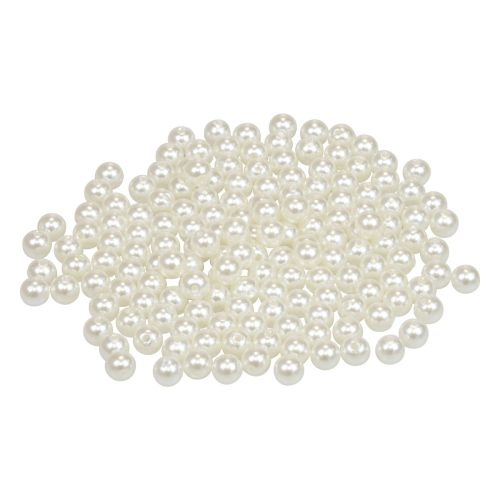 Product Beads for threading craft beads cream white 6mm 300g