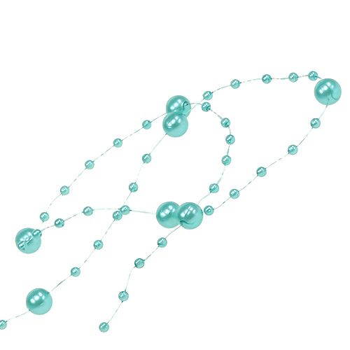 Product Pearl cord turquoise 6mm 15m