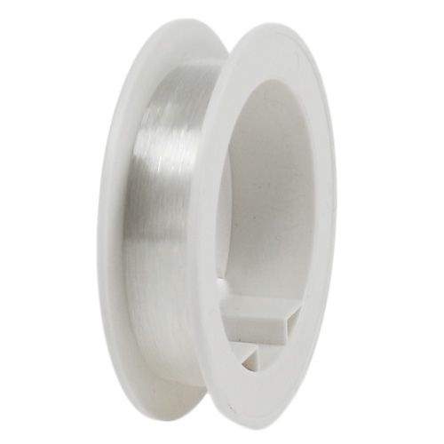 Floristik24 Pearl thread transparent 0.25mm 50m