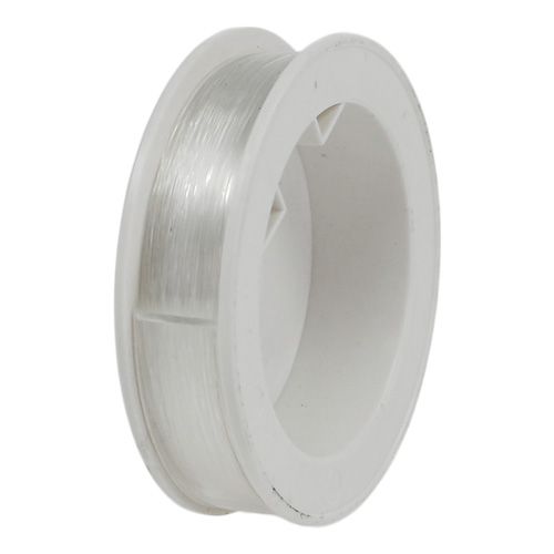 Floristik24 Pearl thread transparent 0.50m 50m