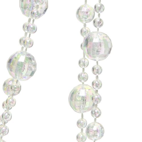 Product Pearl necklace pearl ribbon pearl garland iridescent 270cm × 2pcs