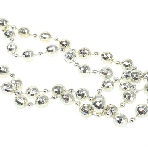 Floristik24 Pearl Garland Christmas Tree Chain Light Green 7m