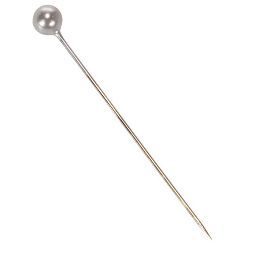 Pearl-headed floristry and decoration pins, silver, Ø4mm, 40mm, 150 pieces | Floristik24.ie