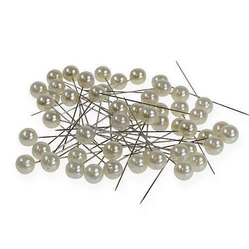 Pearl head pins champagne Ø10mm 60mm