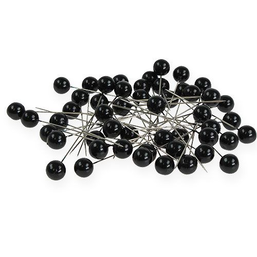 Product Beading pins black Ø10mm 60mm