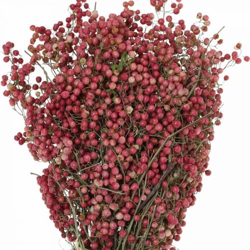 Floristik24 Pepper berries, dried flowers, Advent, pink pepper, winter decorations L40–45cm 200g
