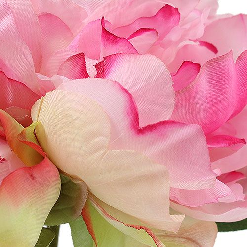Floristik24 Peonies with bud pink L30cm 2pcs