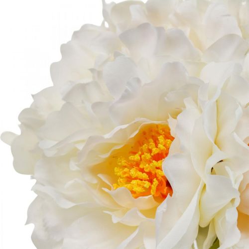 Product Peonies Artificial Peonies White Yellow Artificial Flowers 7 Pcs