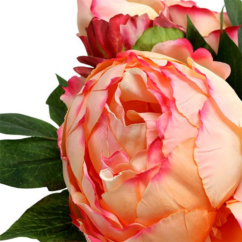 Floristik24 Peony bouquet peach 30cm