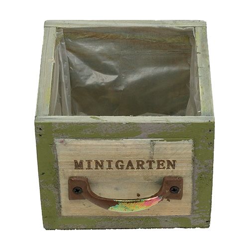 Floristik24 Plant drawer wood 11.5cm x 11cm