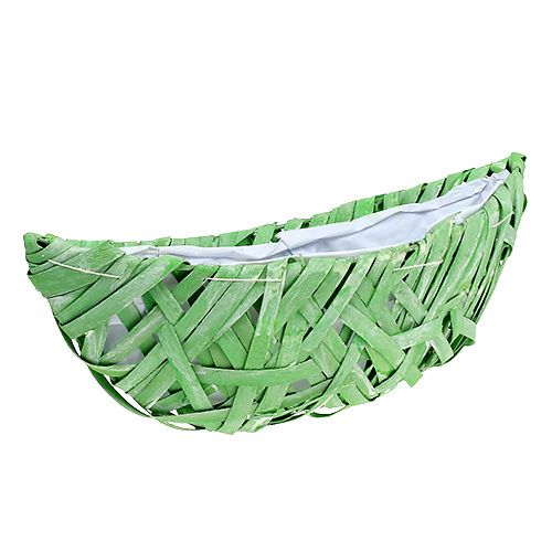 Floristik24 Plant shuttle green 37cm x 13cm H13.5cm