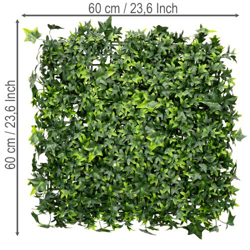 Artificial ivy mat 60x60 cm green for wall decoration | Floristik24.ie