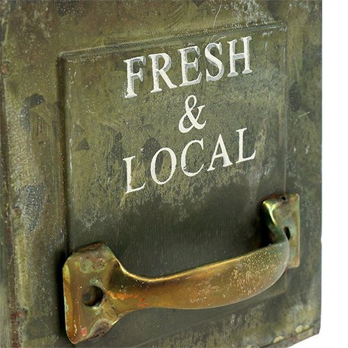 Floristik24 Square antique planter 10cm x 10cm