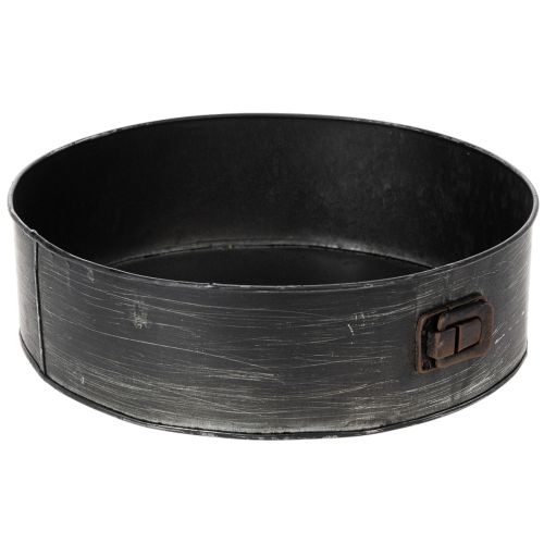 Floristik24 Planter, decorative baking pan, springform pan for planting, metal decoration Ø24cm H7.5cm