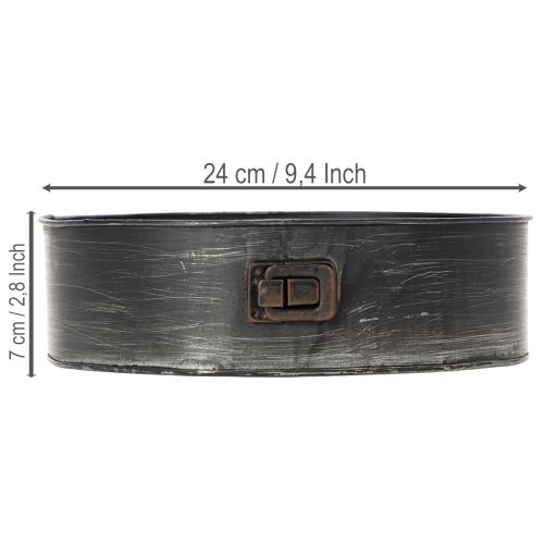 Product Planter, decorative baking pan, springform pan for planting, metal decoration Ø24cm H7.5cm