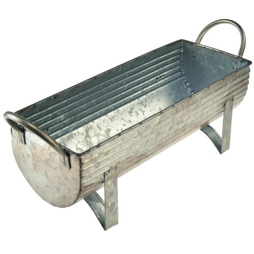 Floristik24 Planter gutter metal L44cm/37.5cm set of 2