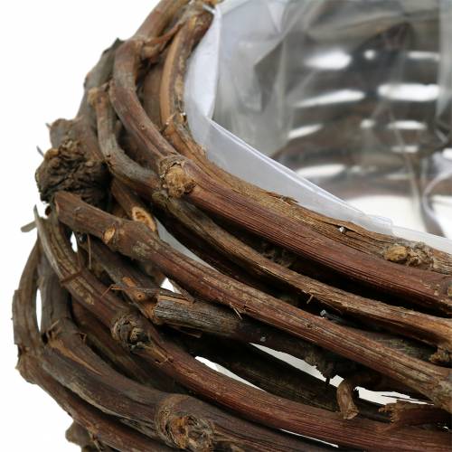 Floristik24 Plant basket vine branches nature Ø36cm H16cm