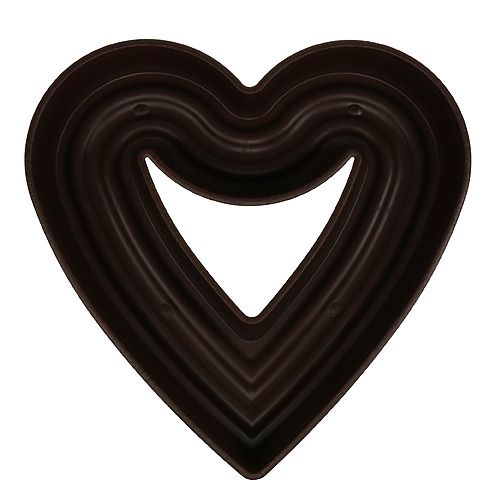 Floristik24 Plant heart &quot;Amora&quot; 45cm brown, 1pc