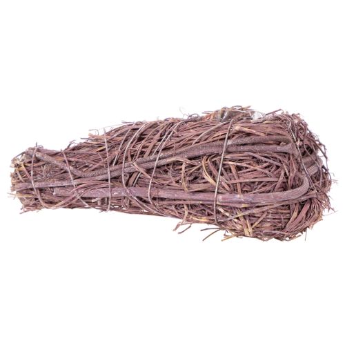 Heart-shaped bowl with branches and foil insert for floral arrangements, 14cm, 2 pieces | Floristik24.ie