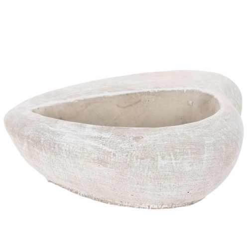 Heart-shaped planter, cast stone, decorative planter, 17cm | Floristik24.ie