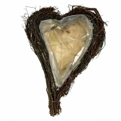Floristik24 Plant heart branches nature 50cm x 37cm