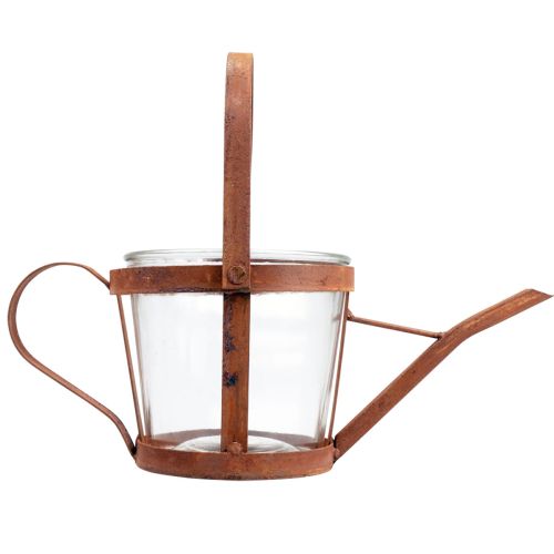 Floristik24 Watering can decoration lantern plant pot garden decoration rust 29cm