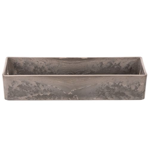 Compact rectangular tray, versatile use for decoration and planting, 23cm | Floristik24.ie