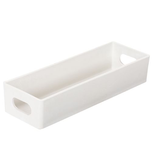 Rectangular tray with handles for storage and table decoration, 32cm