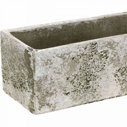 Floristik24 Planter concrete antique look rectangular planter 30×8×7cm