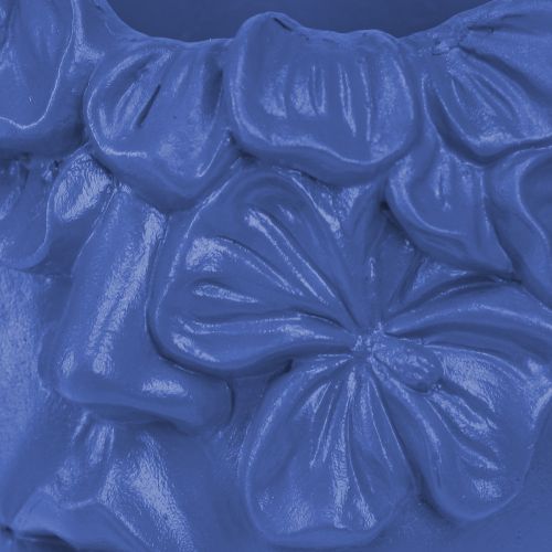 Product Plant Head Polyresin Bust Planter Blue 13.5×13×14cm