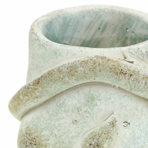 Product Planter plant head snowman Ø11cm H11.5cm 2pcs