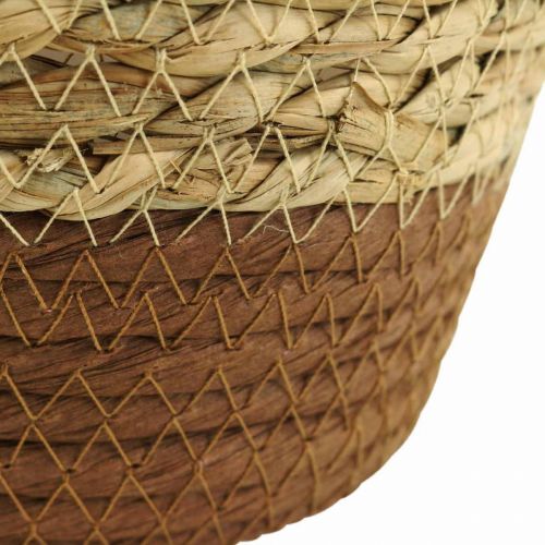Floristik24 Plant basket planter seagrass basket deco nature Ø19cm H16cm