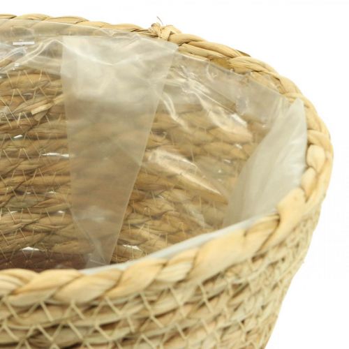Floristik24 Plant basket planter seagrass basket deco nature Ø19cm H16cm