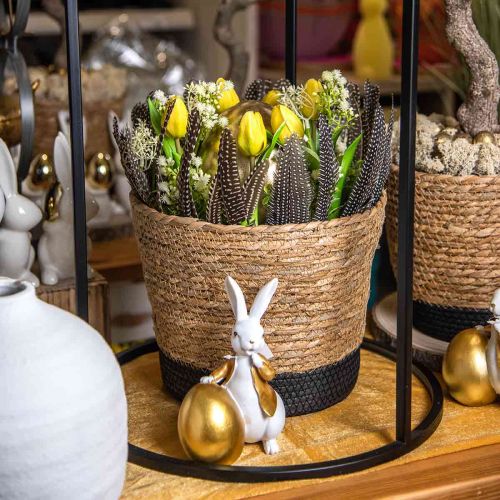 Floristik24 Plant basket planter seagrass basket deco nature Ø26cm H23cm