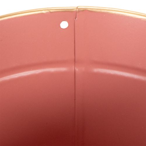 Product Metal plant pot/flower pot/planter, Ø13cm H12cm, 4 pieces