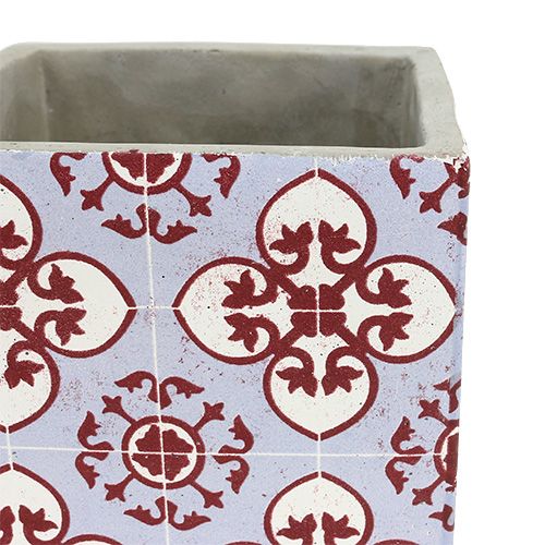 Floristik24 Plant pot with oriental pattern 8cm x8cm / 11cm x 11cm
