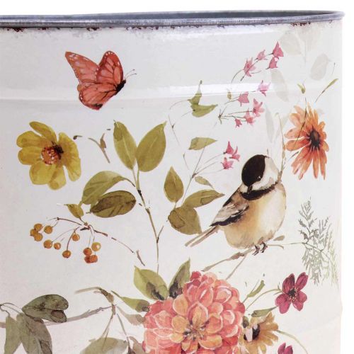 Floristik24 Plant pot metal with handle spring Ø28/22/18cm set of 3