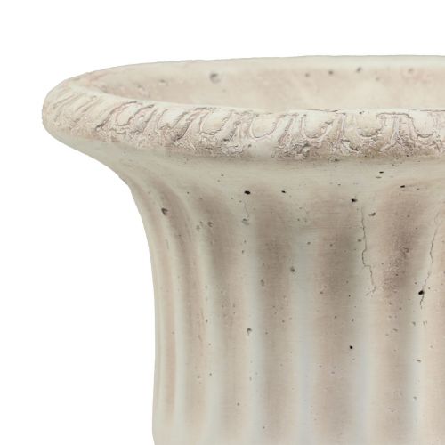 Floristik24 Plant pot trophy concrete decorative flower pot antique Ø19cm H24cm