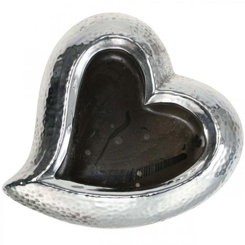 Floristik24 Plant bowl heart ceramic heart for planting 18cm