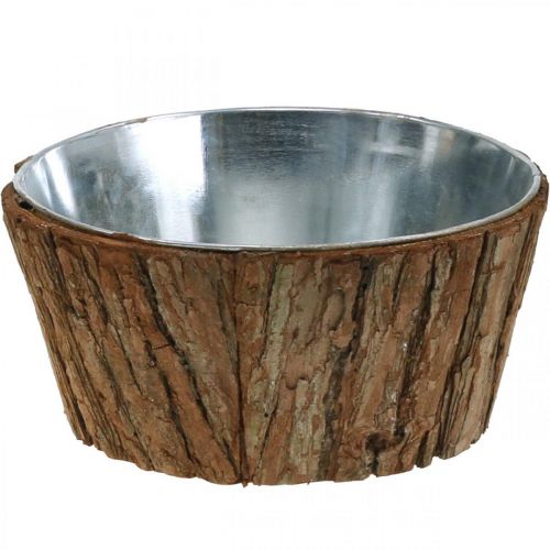 Floristik24 Plant bowl, planter, flower bowl, tree bark decoration Ø21cm H10cm