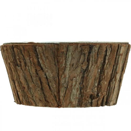 Floristik24 Plant bowl, planter, flower bowl, tree bark decoration Ø21cm H10cm